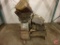 Electric crusher sifter with 220 volt electric motor, 3 phase, (2) shoots
