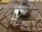 Stainless steel bagging system with scale controller, appears to be unused in crate