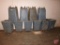 (10) Rubbermaid polycontainers with caster wheels, 23