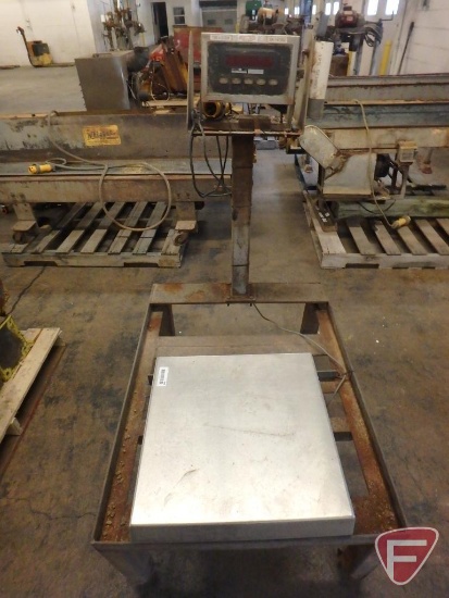 Rice Lake digital scale, model # IQ3552A, 115 volts, on rolling stand