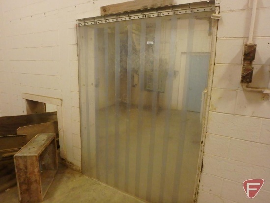 Vinyl strip door kit, 62"w x 81"h
