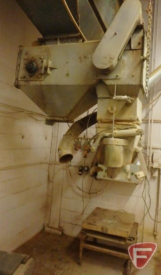 Bagging system with Himel digital weighing indicator, model # AD-4325A