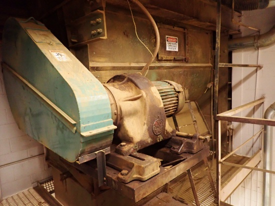 Scott 2 Ton Ribbon Mixer, single shaft, full drop bottom (40+ years old)