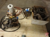 Sewing heads, string, extension cord
