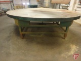 Revolving turntable 10' diameter, 220 volts, 3 phase , table is 40