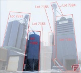 Approx. 2500 Bushel cone bottom bin- ground level ***SEE REQUIRED RIGGING INFORMATION BELOW***