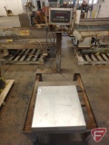 Rice Lake digital scale, model # IQ3552A, 115 volts, on rolling stand
