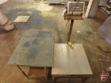 Rice Lake, digital scale on stand, model # IQ3552A, 115 volts, with small table