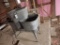 (2) Galvanized laundry tubs with rolling stand, drain holes on bottom, (1) galvanized tub