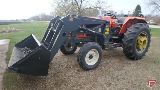 Allis Chalmers 6140 tractor, 3 cylinder diesel engine, 5 speed with low, slow, high range