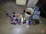 Cleaning supplies, oils