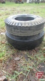 (2) Tires, 4.80/4.00, 5.70-8 with steel 4 bolt rim