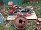 Tecumseh gas engine, hydraulic cylinder, automotive jacks, receiver hitch, grease gun