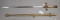 Fraternal order sword with scabbard, D. B. Howell & Co., loose pommel