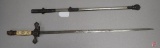 Fraternal order sword with scabbard, Pettibone, loose pommel