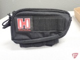 Hornady cheek rest with cartridge pouch