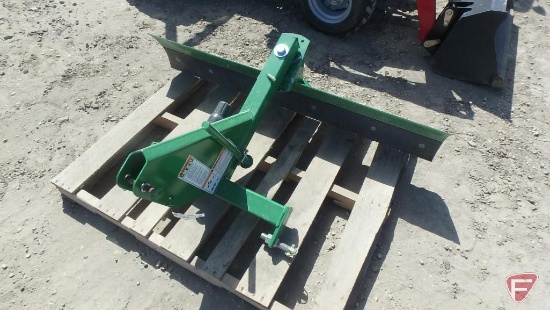 Frontier 5' 3 pt. rear tractor blade, model RB2060L, sn 1XFRB20LVL0009071