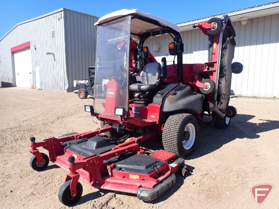 2015 Toro Groundsmaster 5900D 16' wide area rotary mower, ROPS with canopy and windshield, 3,506 hrs