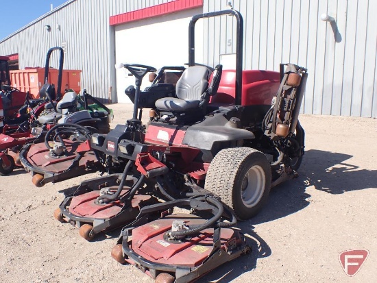 2009 Toro Goundsmaster 4700D 7-deck wide area diesel rotary mower with ROPS, 4WD, 2,902 hrs.
