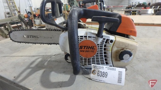 2012 Stihl MS201TC chain saw, sn 175184801