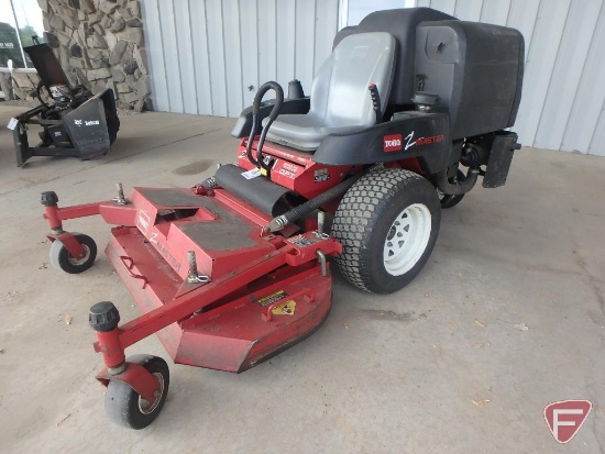 Toro 355 Z-Master 48" zero turn rotary mower with collection system, 567 hrs. showing