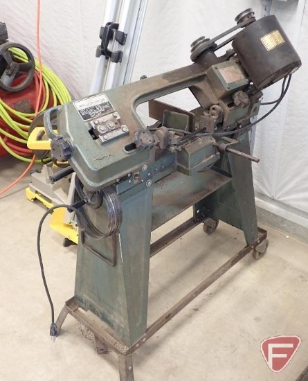 Enco 137-3150 band saw, 4.5" round capacity, 8" bed width, 26" bed length