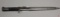 Mauser style bayonet with scabbard
