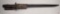 Japanese Arisaka bayonet with scabbard