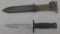 M4 bayonet with scabbard