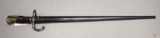 French Gras bayonet with scabbard