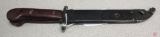 AK bayonet with scabbard