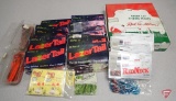 Fishing supplies; bobbers, hooks, lures, hooks