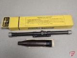 Weaver B6 rifle scope with Varmint Master magnifier