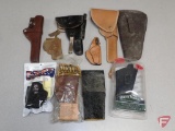 Leather holsters, nylon holsters, soft pistol case