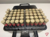 Approx 100 shells 12 ga in Case gard ammo box