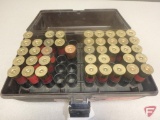 Flambeau box with assort .12 gauge ammo (approx 75 rounds)
