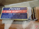 300 Savage ammo, (20) rounds