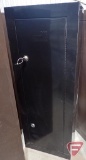 Lockable metal gun cabinet with key, 21