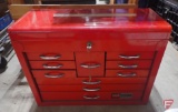 Walterco 10 drawer tool box with key, 26