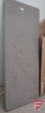 Plastic folding table, 72