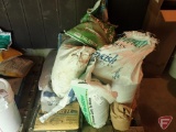 Paver locking sand, Quikrete, turf insecticide, grass seed, fertilizer