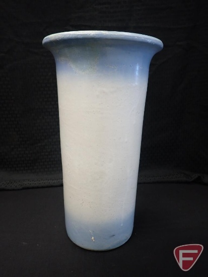 Blue/white vase 17"h