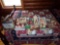 CHRISTMAS/HOLIDAY ITEMS: NATIVITY SET, ORNAMENTS, TREE TOPPERS, STORAGE BOXES. 6