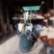 (2) GARDEN SPRAYERS, GARDEN HOSE, BROOMS, SHOVELS