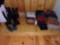 LADIES PURSES; (4) PAIRS LADIES BOOTS SIZE 7; SHOE SIZE