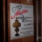 ALADDIN PLASTIC SIGN, KEROSENE LAMPS, ALL ON SHELF