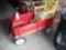 RADIO FLYER WAGON, SNOW SHOVEL AND CHAIR