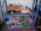 TONKA TRUCKS, HORSE GAMES AND TOYS, 2 SHELVES