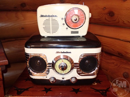 STUDEBAKER RADIO AND WEATHER RADIO. BOTH