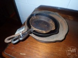 CAST IRON, GRISWOLD, 4 PCS